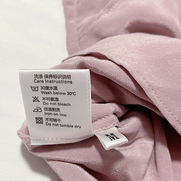 3/4 Sleeve 100% Silk Blouse - Picture 10 of 10